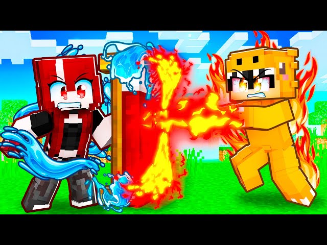 Minecraft Bedwars but We Have ELEMENTAL POWERS!