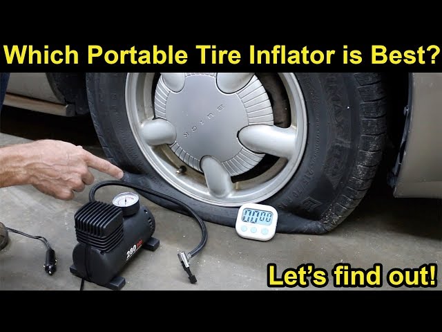 Which Portable Tire Pump is Best? Let's find out!