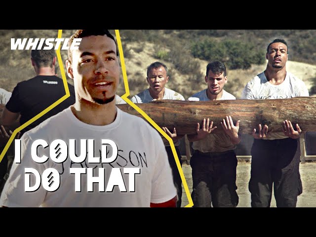 Pro Wide Receiver Tries INTENSE Navy Seal Training