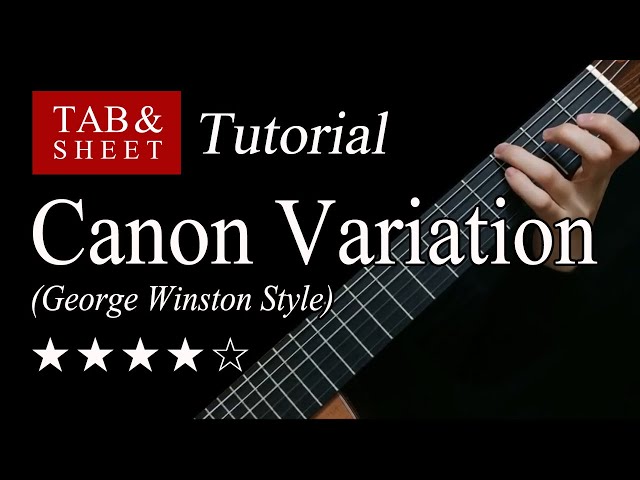 Canon Variation - Guitar Lesson + TAB