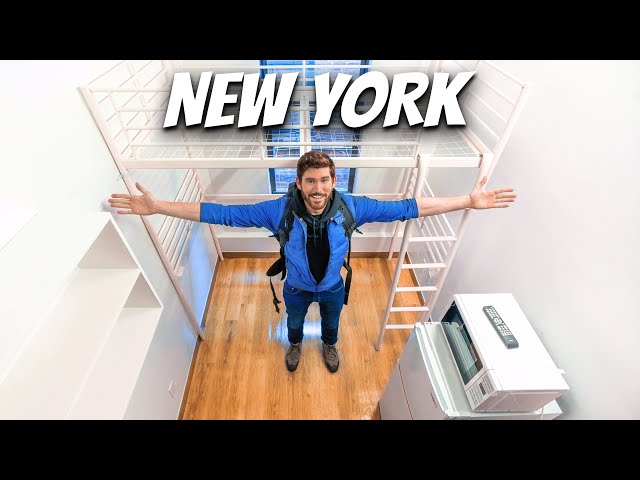 INSIDE the SMALLEST Apartment in NEW YORK CITY | 60 ft.² Micro Studio
