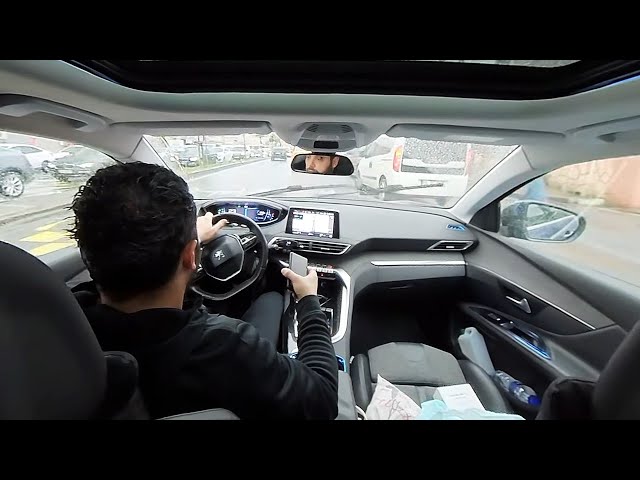 insta360 One R Twin Edition - Peugeot 3008 VR 360 drive in Istanbul Traffic