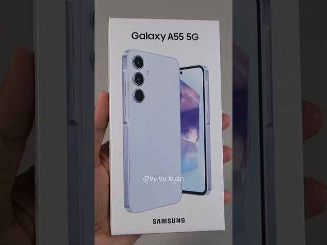 Samsung Galaxy A55 5G unboxing
