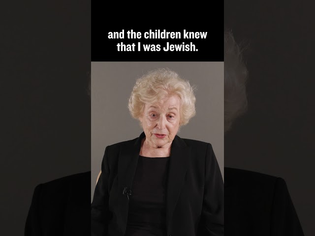 Holocaust survivor Susan Warsinger recalls when hatred against Jews shattered her world.