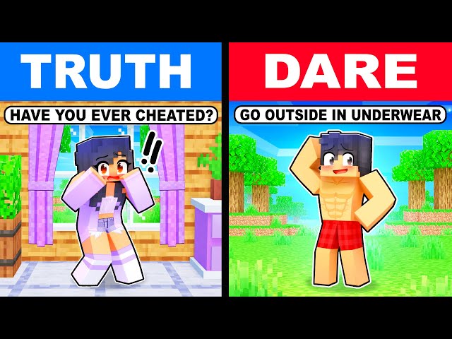 Minecraft but TRUTH or DARE...
