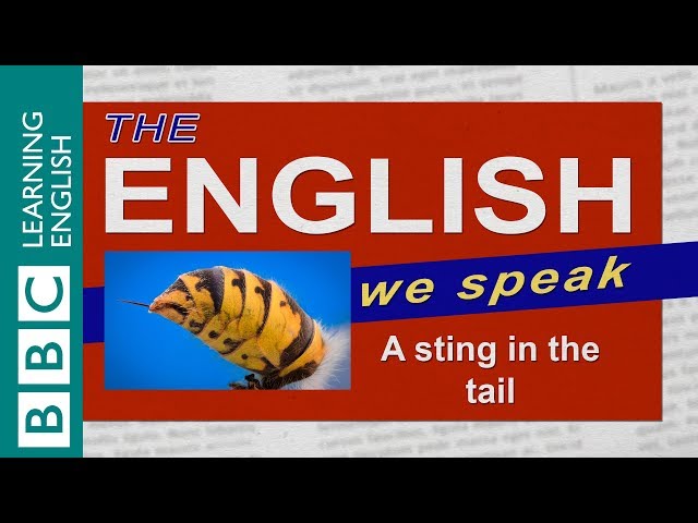 A sting in the tail: The English We Speak