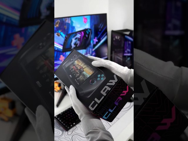 Claw Force I MSI Claw A1M Is Here #shorts #unboxingplus #unboxing #gaming