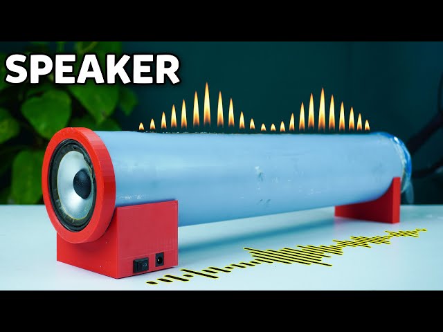 DIY Amazing Musical Fire Bluetooth Speaker (Ruben's Tube)
