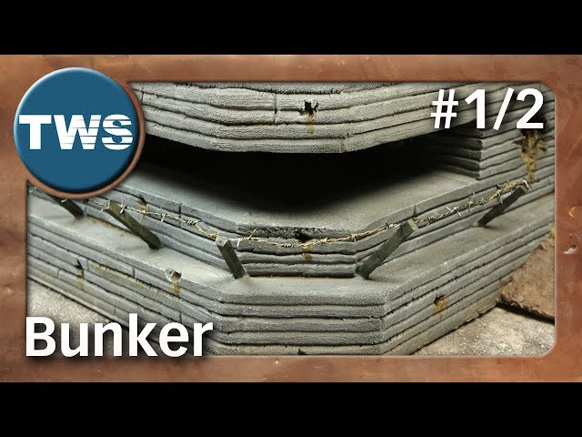 Tutorial: Bunker #1/2 / bunkers (Tabletop-Gelände, TWS )