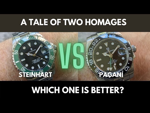A Tale of Two Homage Watches - The Steinhart Ocean 39 Vs the Pagani Design GMT Master