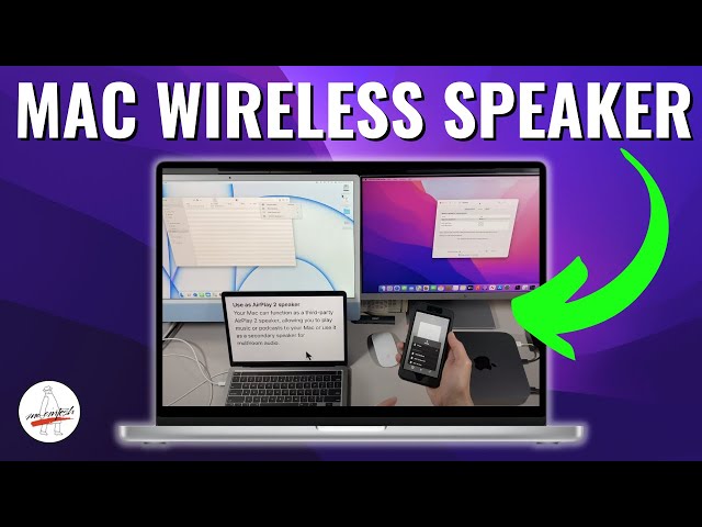 Monterey [Mac as a Wireless Speaker using Airplay 2] Audio from iPhone, iPad or Mac Multiroom Audio!