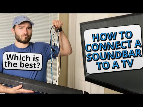Soundbar Setup - How to Connect a Soundbar to a TV with HDMI, HDMI ARC, Optical, Bluetooth, etc.)