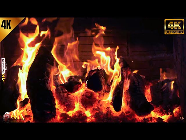 3 Hour of Relaxing Fireplace Sounds | Burning Fireplace & Crackling Fire Sounds🔥 fireplace Christmas