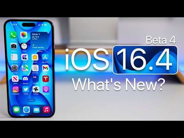 iOS 16.4 Beta 4 is Out! - What's New?