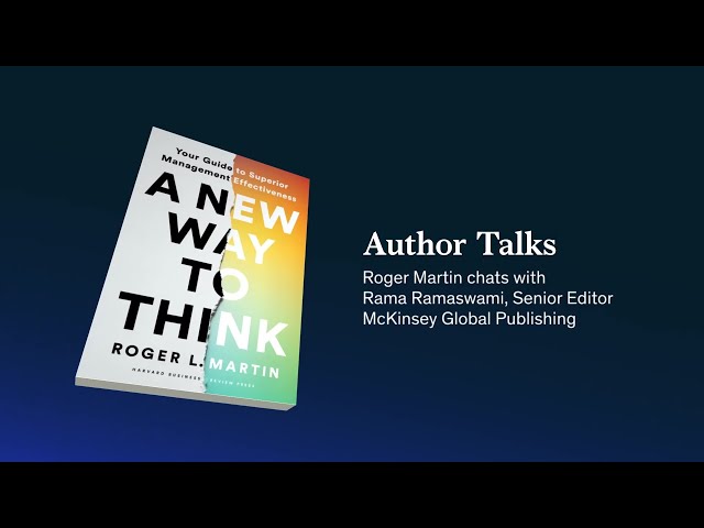 Author Talks: A new way to think about management