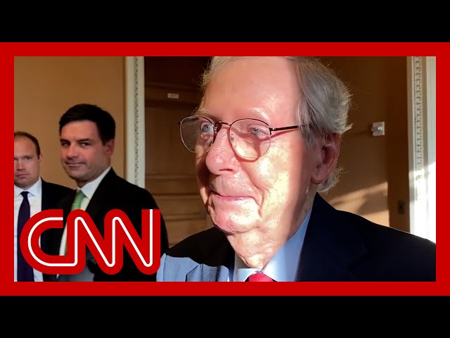 Sen. Mitch McConnell speaks out after freezing up during news conference