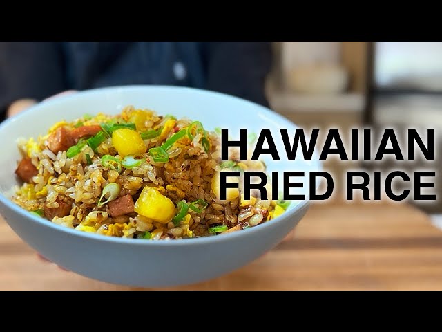 Hawaiian Fried Rice | Easy Yummy Pineapple And Spam Fried Rice!