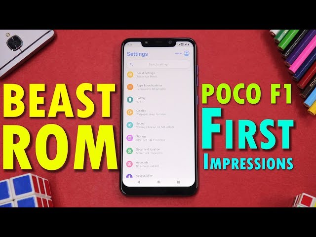THE BEAST IS HERE !!!! Pocophone F1 Beast Rom | Install & First Impressions | Smooth & Stable