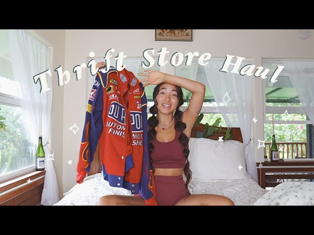 Hawaii Thrift Store Haul | clothes & decor