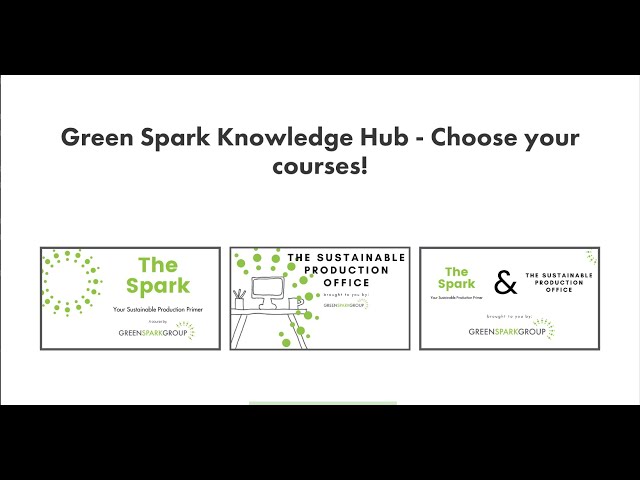 Why Green Spark Group created online courses