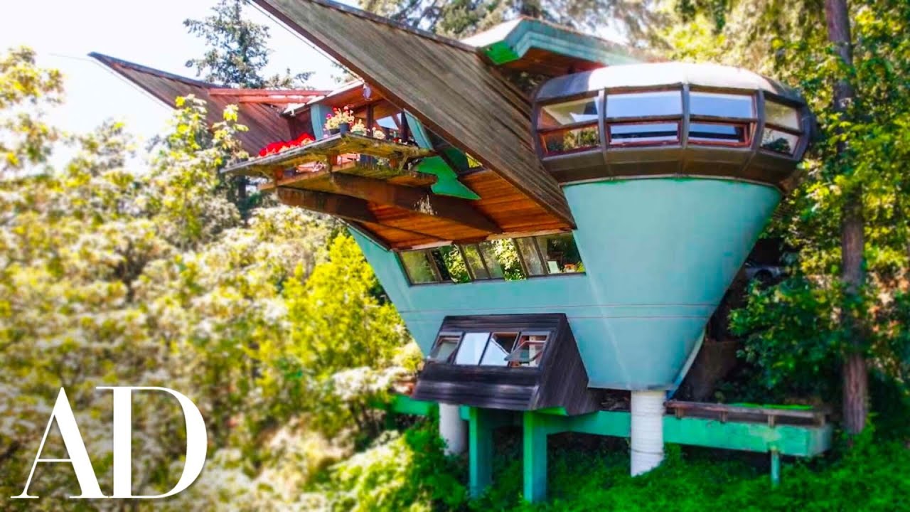 Inside An Architect's Retro Treetop Home | Unique Spaces | Architectural Digest