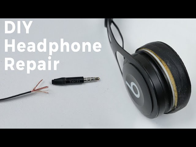 Fixing The One Thing That Always Breaks - The Simple Repair To Fix Broken Headphones