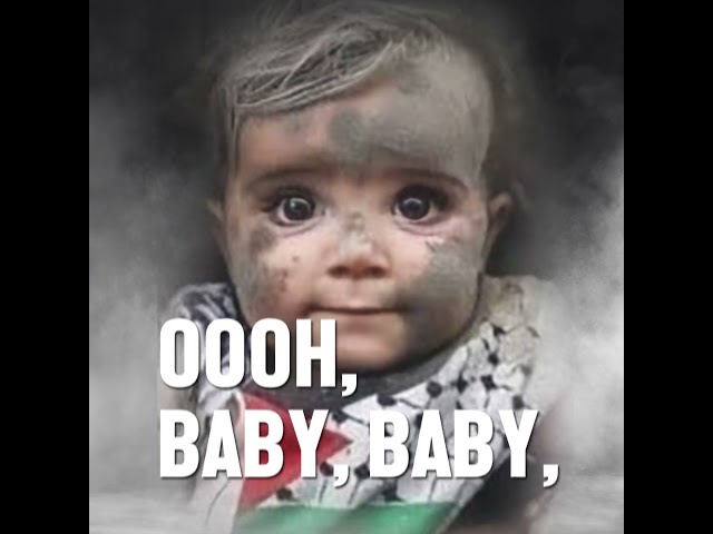 Oh, baby, baby, it’s a wild world! #ceasefire #gaza #palestine #israel #children #humanity #peace