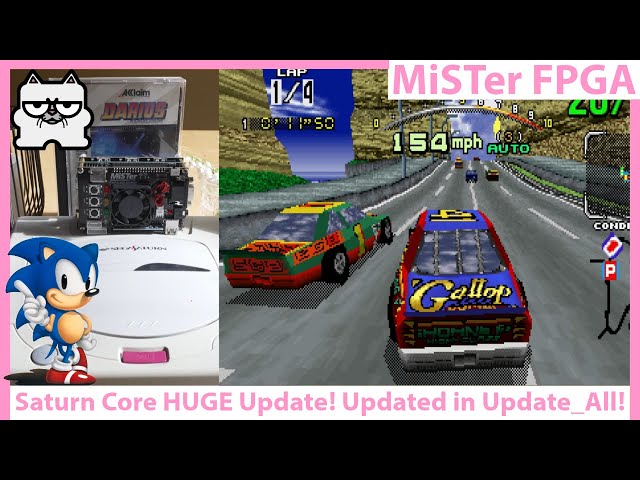 MiSTer FPGA Sega Saturn Core Biggest Update Yet! NEW Update_All Core AND Gouraud Shading