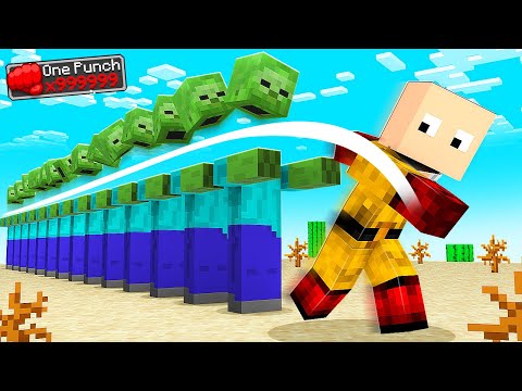 I Became ONE PUNCH MAN In Minecraft