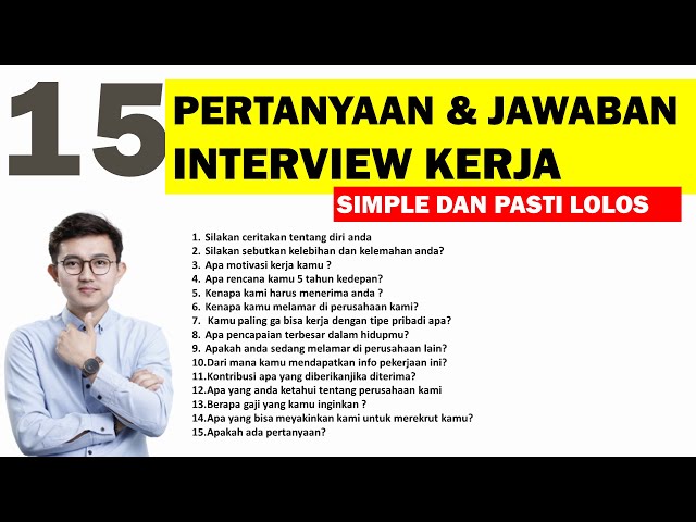 15 Answers to job interview questions | job interview questions and answers | fresh graduates