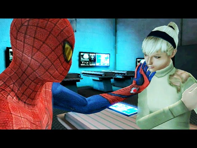 The Amazing Spider-Man (Wii) - Walkthrough Part 1 - Oscorp Tower (No Damage & All Collectibles)