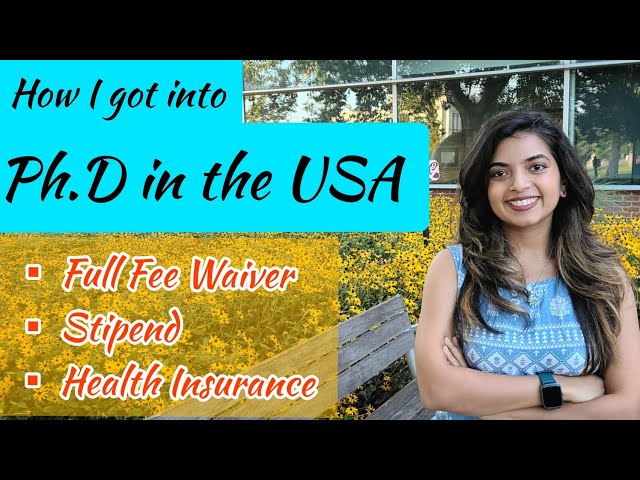 How to get into Ph.D in the USA as an International Student | Full Funding + Stipend