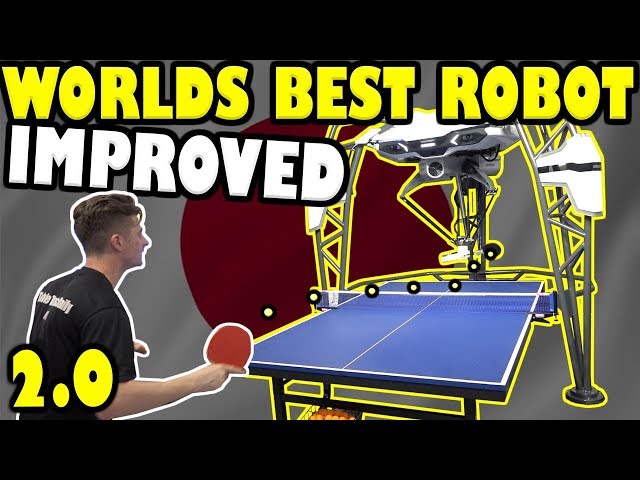 World's Best Table Tennis Robot vs TableTennisDaily's Dan 2