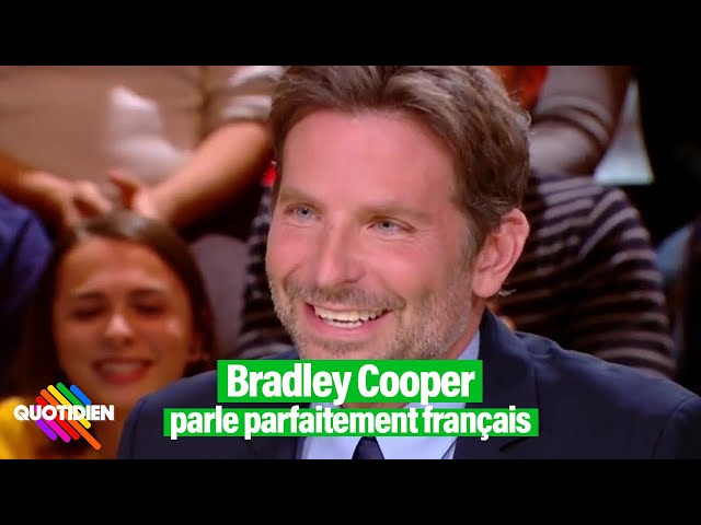 Bradley Cooper teste son français avec des phrases que même nous on ne sait pas dire