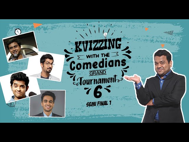 KVizzing With The Comedians 6th edition || SF1. Anirban, Azeem, Naveen & Rohan