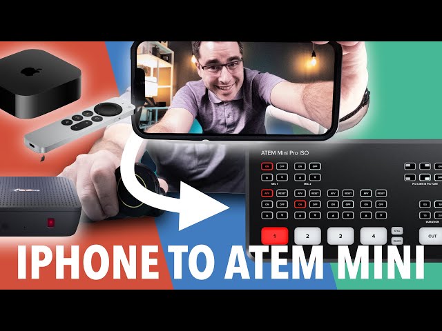 Everything you need to know about using an iPhone as a WIRELESS camera with the ATEM Mini