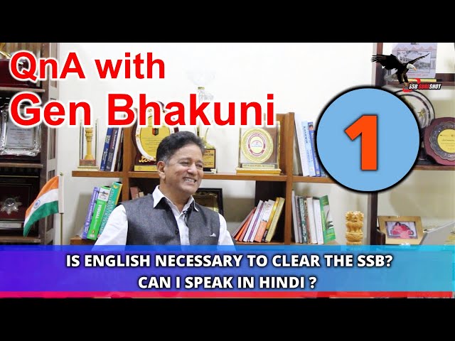 QnA with General Bhakuni | Teaser | SSB Interview | SSB Sure Shot Academy