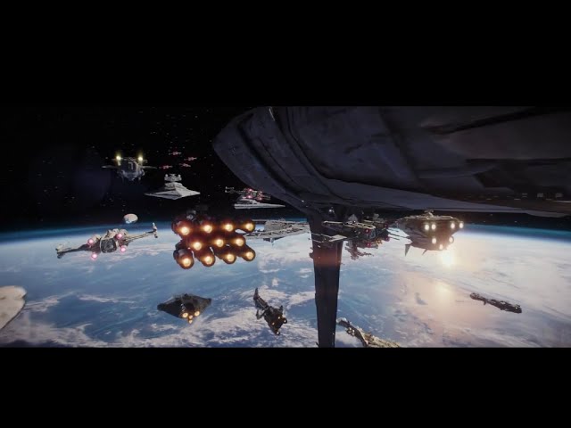 Rogue One: A Star Wars Story - Space & Aerial Battle of Scarif Supercut