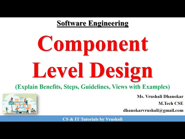 SE 26: Component Level Design | Complete Explanation with Examples