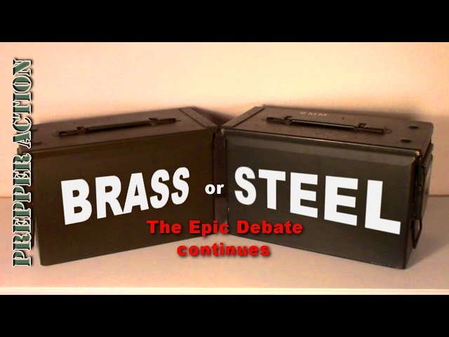 BRASS vs STEEL case ammo