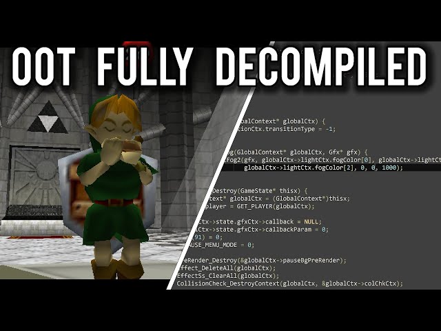 The Legend of Zelda - Ocarina of Time has been FULLY decompiled | MVG