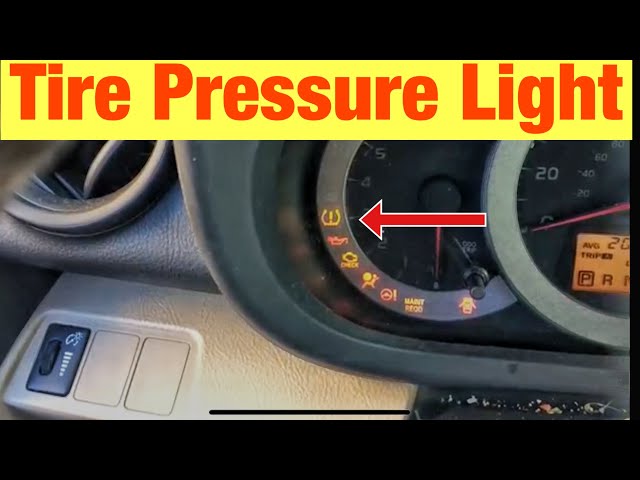 How To Turn Off Your Toyota RAV4's Tire Pressure Light