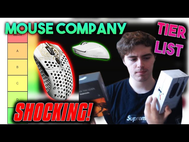 2021 GAMING MOUSE COMPANY TIER LIST (SHOCKING YET HONEST)