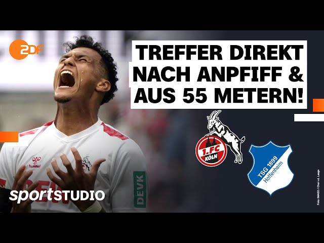 1. FC Köln – TSG Hoffenheim | Bundesliga, 4. Spieltag Saison 2023/24 | sportstudio