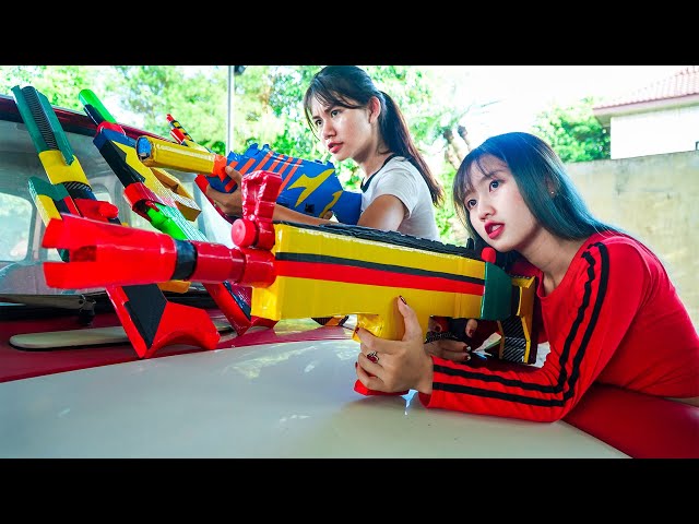 Xgirl Nerf Films Seal X Girl Warrior Girl Nerf Guns Criminal Alibaba Cherry Rescue Candy