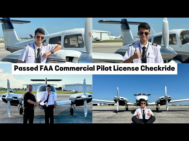 FAA Commercial Pilot License Completed : End of an Era