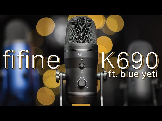 FiFine K690 USB Multi Pattern Microphone Review / Test (vs Blue Yeti)