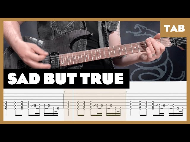 Metallica - Sad But True - Guitar Tab | Lesson | Cover | Tutorial