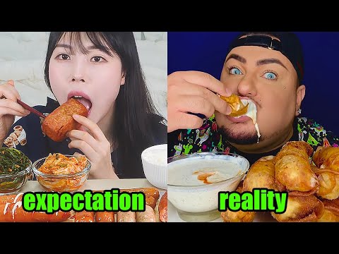 expectations vs reality mukbang