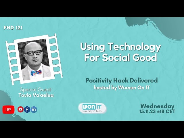 Using Technology For Social Good